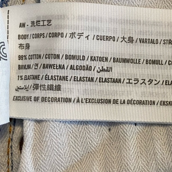 Abercrombie & Fitch 90s Relaxed High Rise Curve Love Jeans Size 29 - Picture 13 of 14